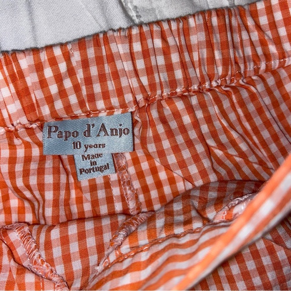 Papo d’Anjo Shorts Set Orange/white - Picture 3 of 3